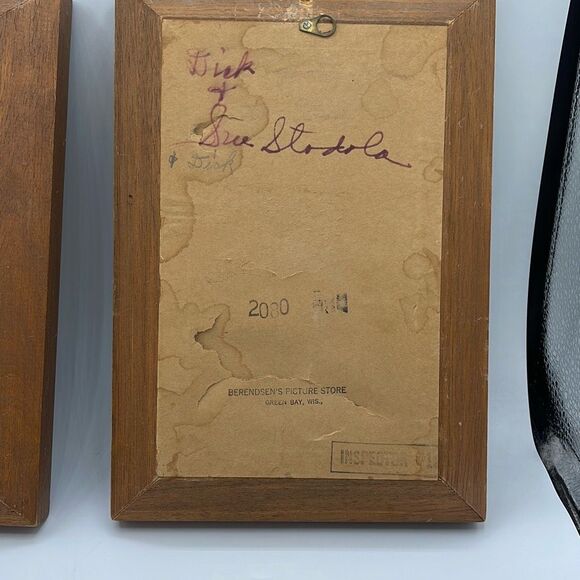 Mid Century shadow box plaster 3D Sculptural Little Musicians.Description! - Picture 6 of 12